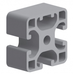 PROFILÉ 40x40 RAINURE 8mm 1 FACE FERMÉE