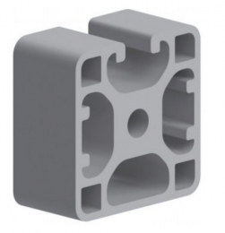 PROFILÉ 40x40 RAINURE 8mm 3 FACES FERMÉES