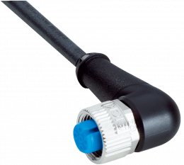 CORDON M12 FEMELLE 4P COUDÉ 5m